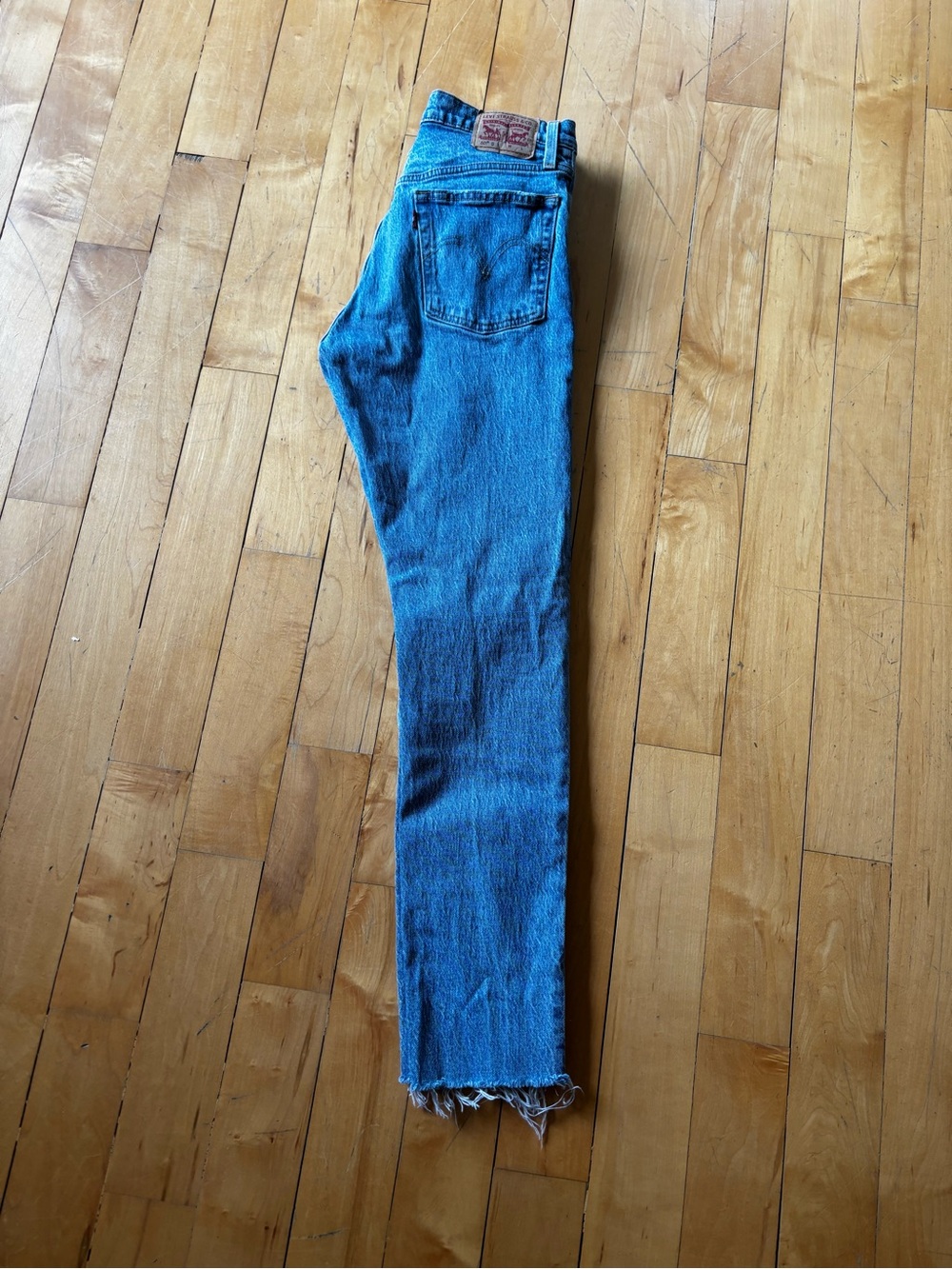 Levi's Medium Blue Straight Leg Denim Jeans